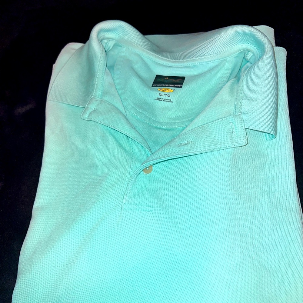 Men’s Green/TealXL Greg Norman Polo